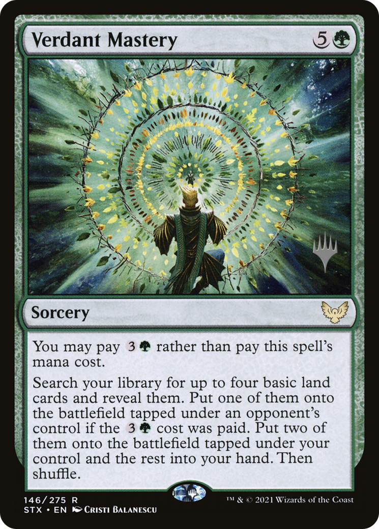 Verdant Mastery (PPSTX-146P) -  Foil