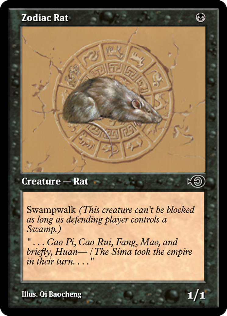 Zodiac Rat (PRM-35094) -  Foil