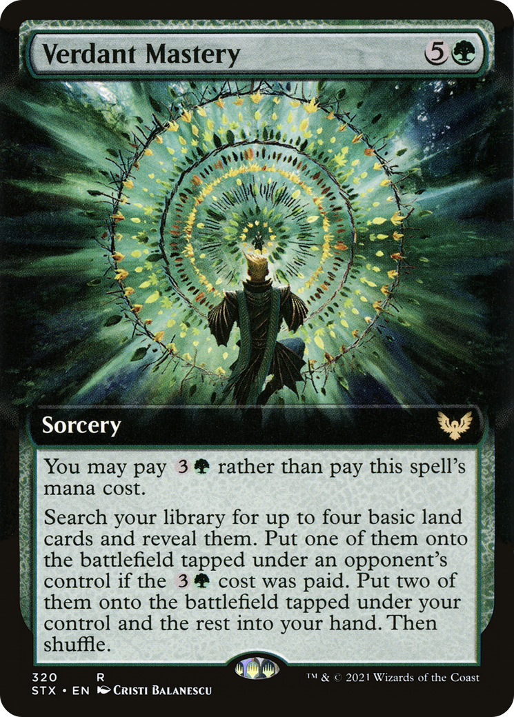 Verdant Mastery (STX-320) - : (Extended Art)