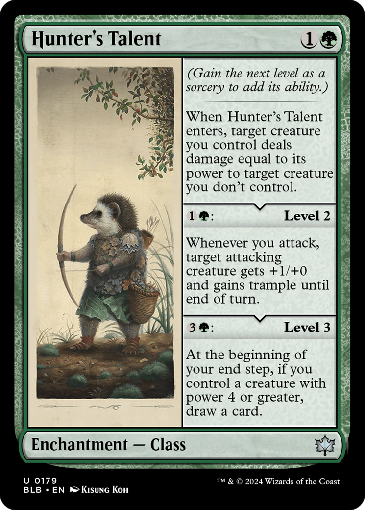 Hunter's Talent (BLB-179) -  Foil