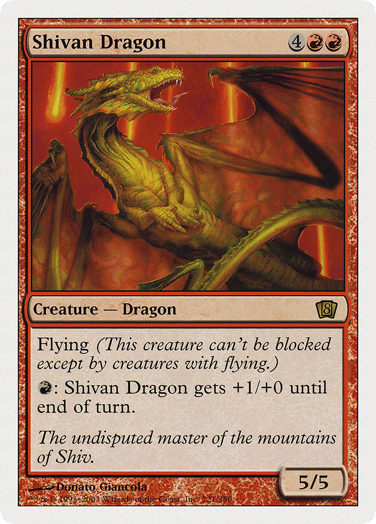 Shivan Dragon (8ED-221) -