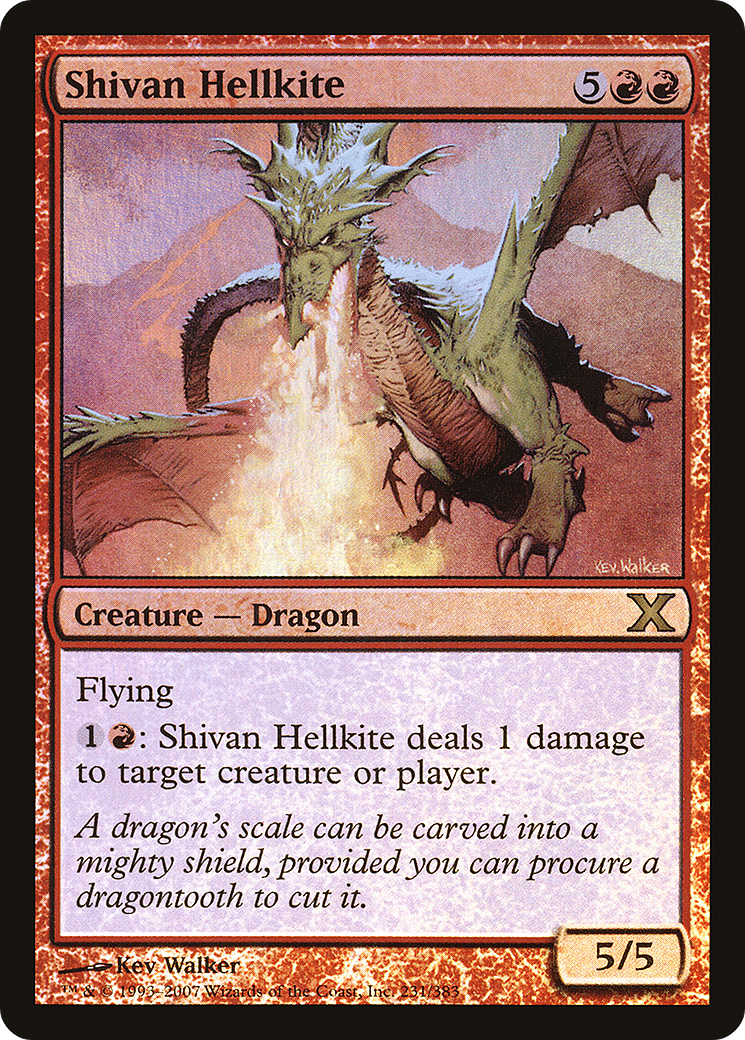 Shivan Hellkite (10E-231★) -  Foil