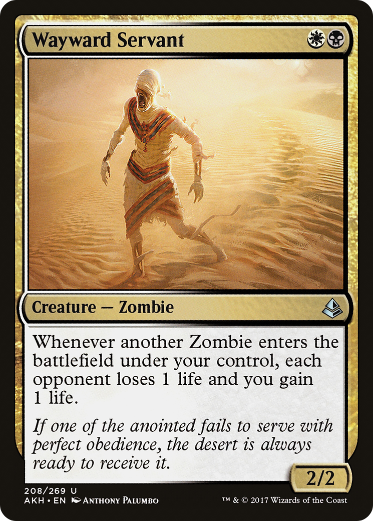 Wayward Servant (AKH-208) -  Foil