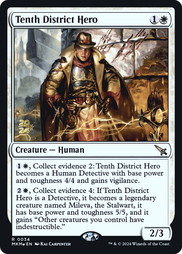 Tenth District Hero (PRE-34S) -  Foil