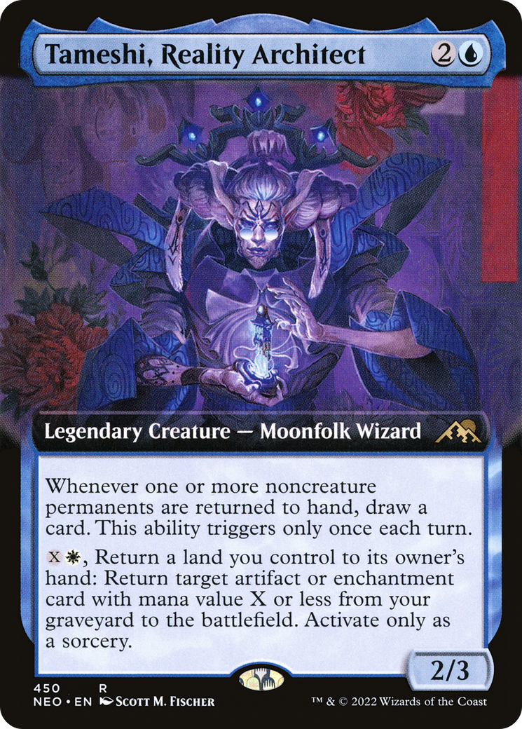 Tameshi, Reality Architect (NEO-450) - : (Extended Art) Foil