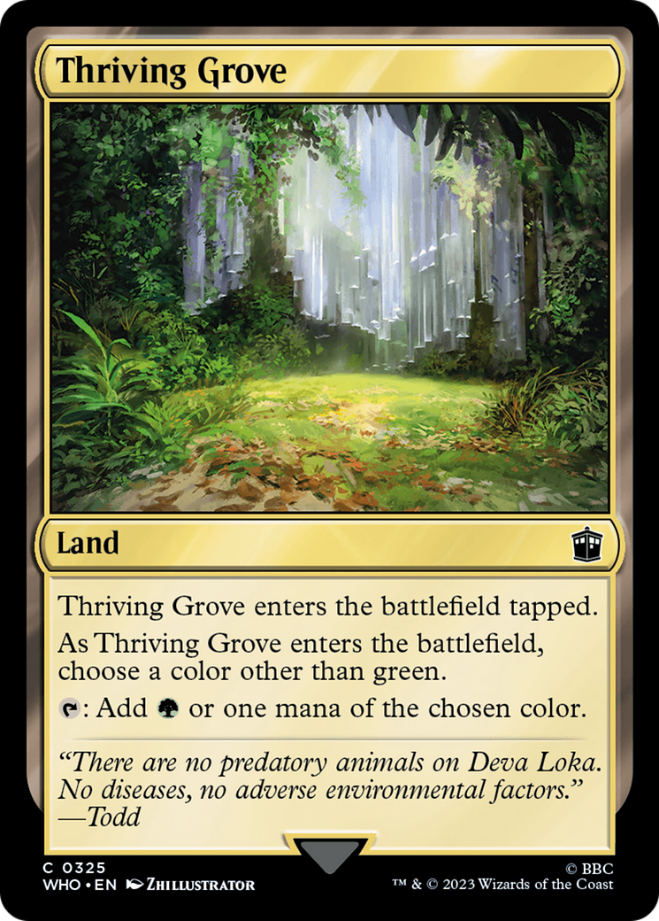 Thriving Grove (WHO-325) -  Foil