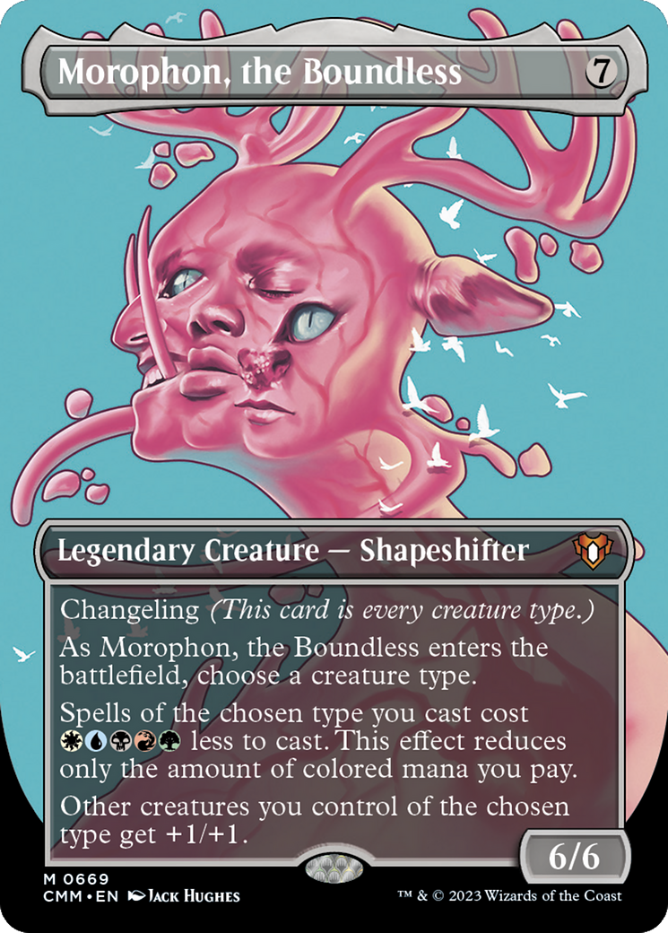 Morophon, the Boundless (CMM-669) -  (Borderless) Foil