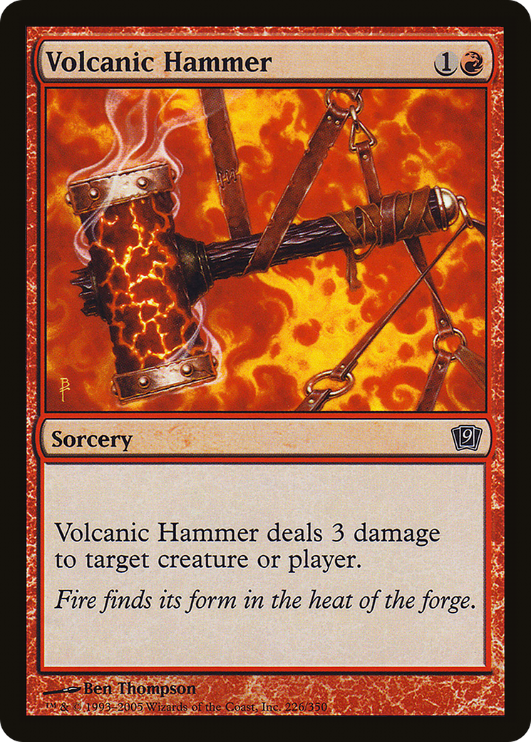 Volcanic Hammer (9ED-226★) -  Foil