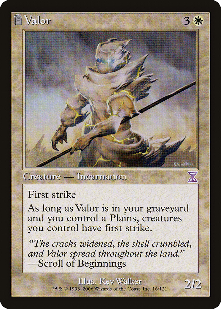 Valor (TSB-016) - : (tombstone) Foil