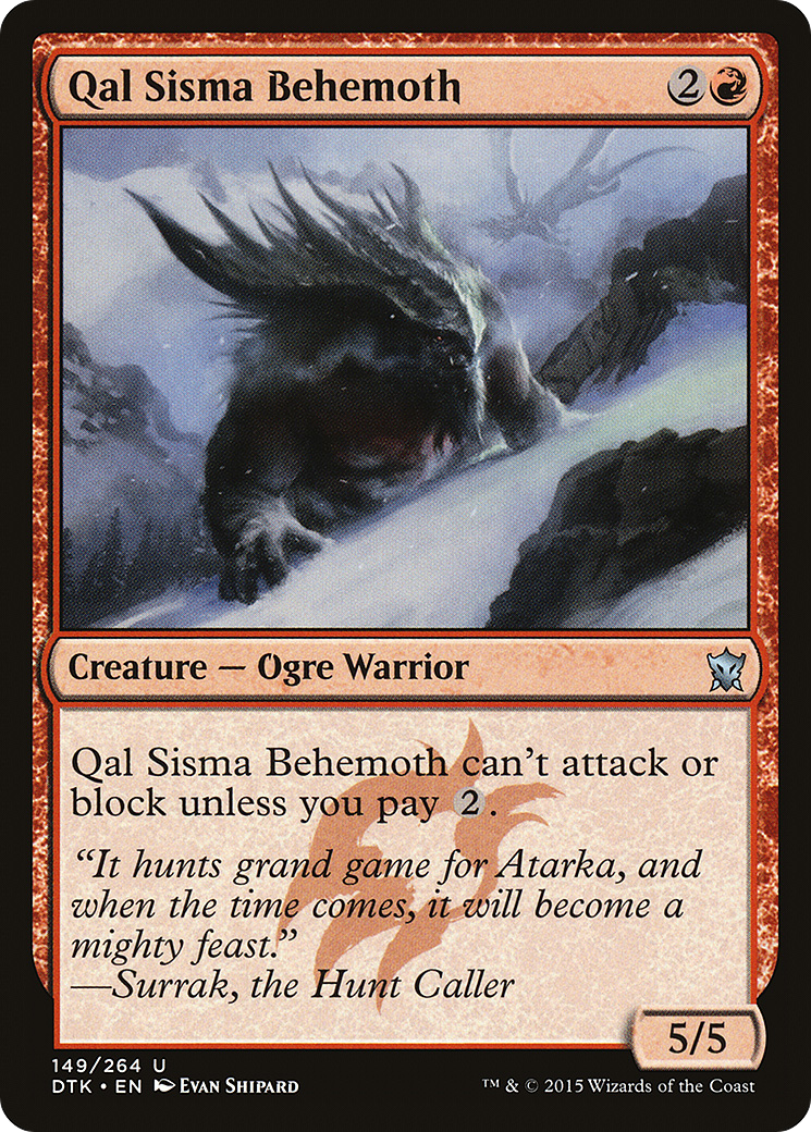 Qal Sisma Behemoth (DTK-149) -