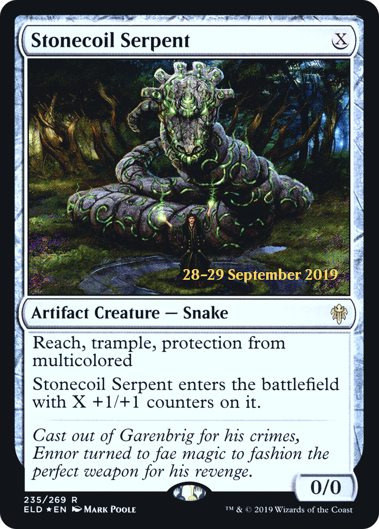 Stonecoil Serpent (PRE-235S) -  Foil