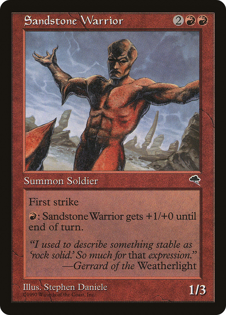 Sandstone Warrior (TMP-199) -