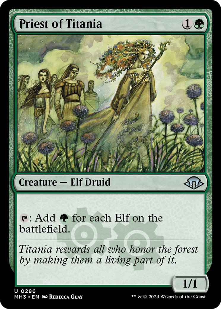 Priest of Titania (MH3-286) -  Foil