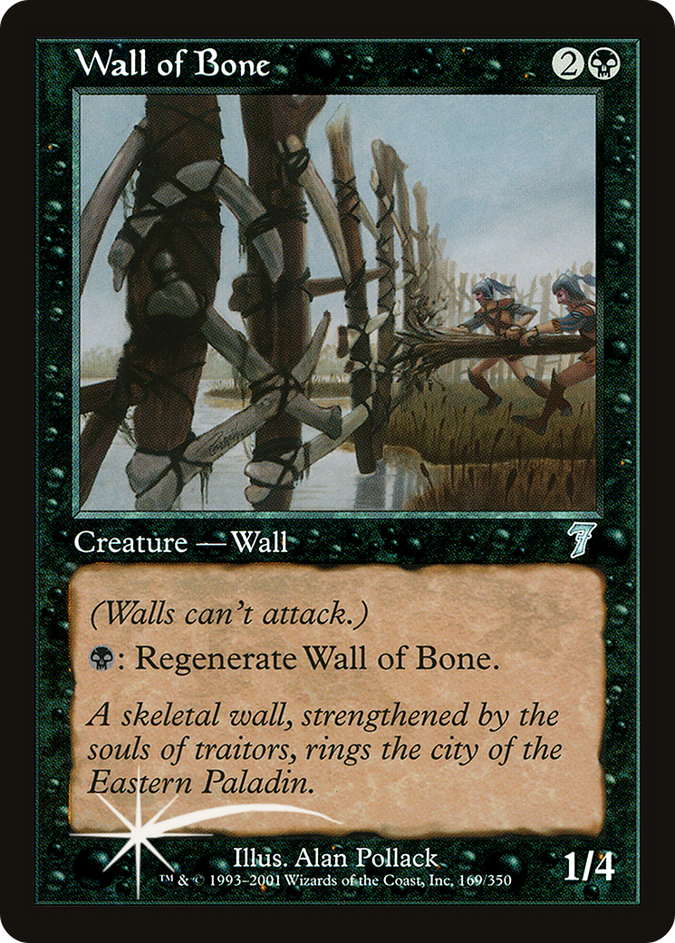 Wall of Bone (7ED-169★) -  Foil