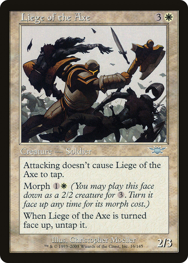 Liege of the Axe (LGN-016) -  Foil