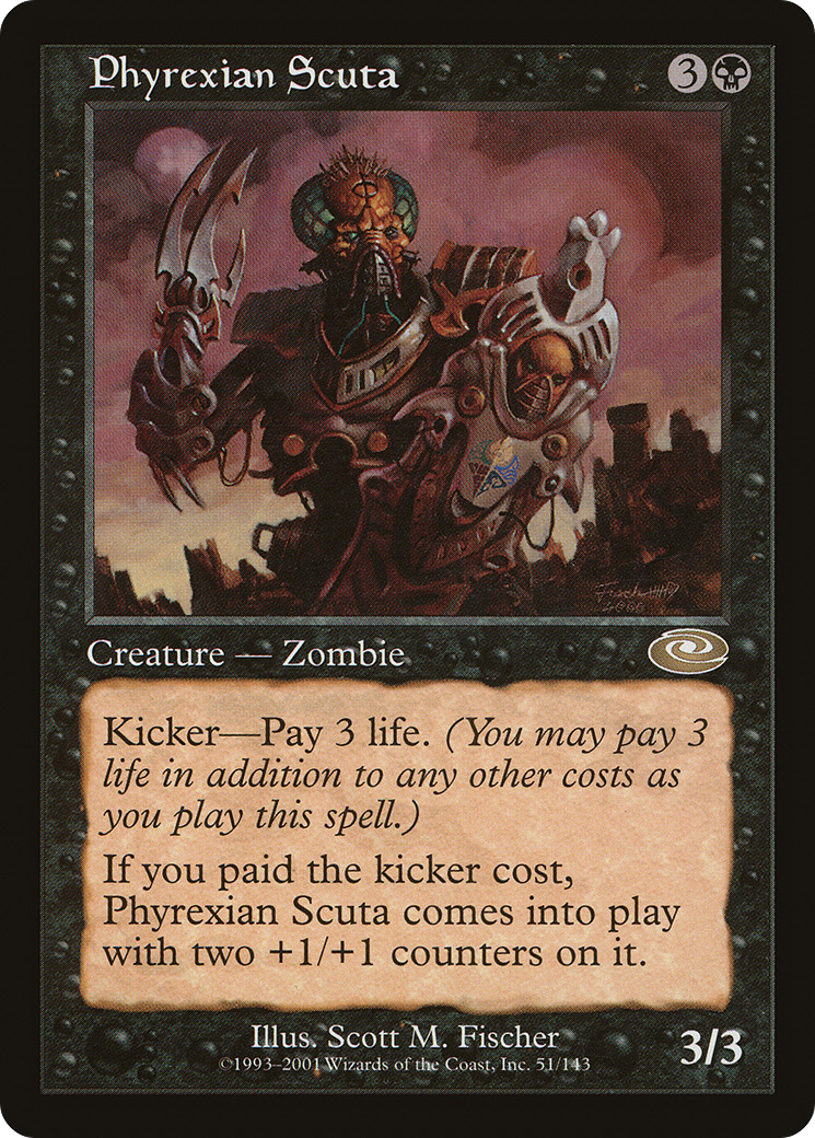 Phyrexian Scuta (PLS-051) -  Foil