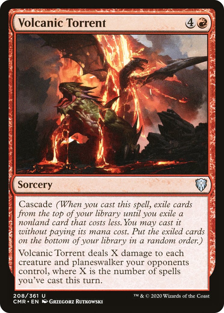 Volcanic Torrent (CMR-208) -  Foil