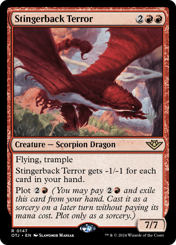 Stingerback Terror (PPOTJ-147P) -  Foil