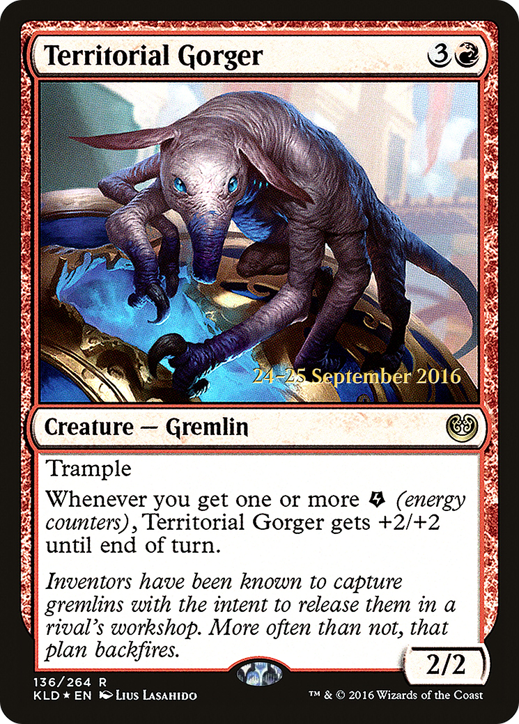 Territorial Gorger (PRE-136S) -  Foil