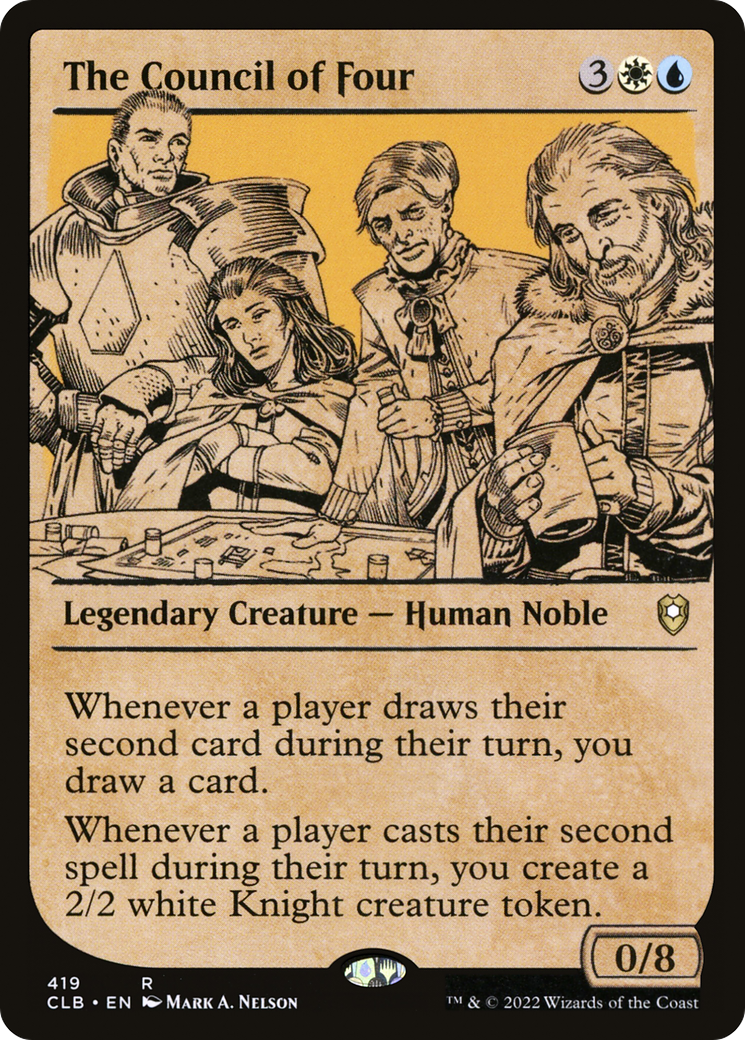 The Council of Four (CLB-419) - : (Showcase) Foil