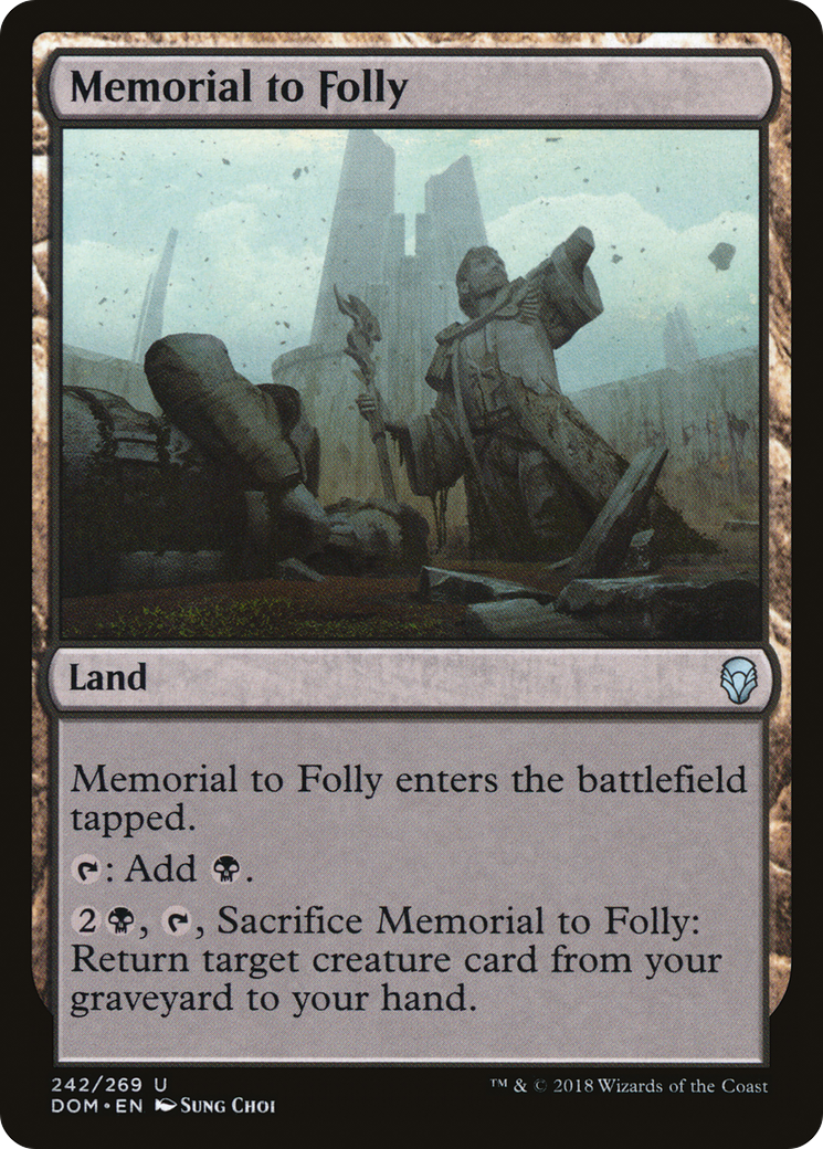 Memorial to Folly (DOM-242) -