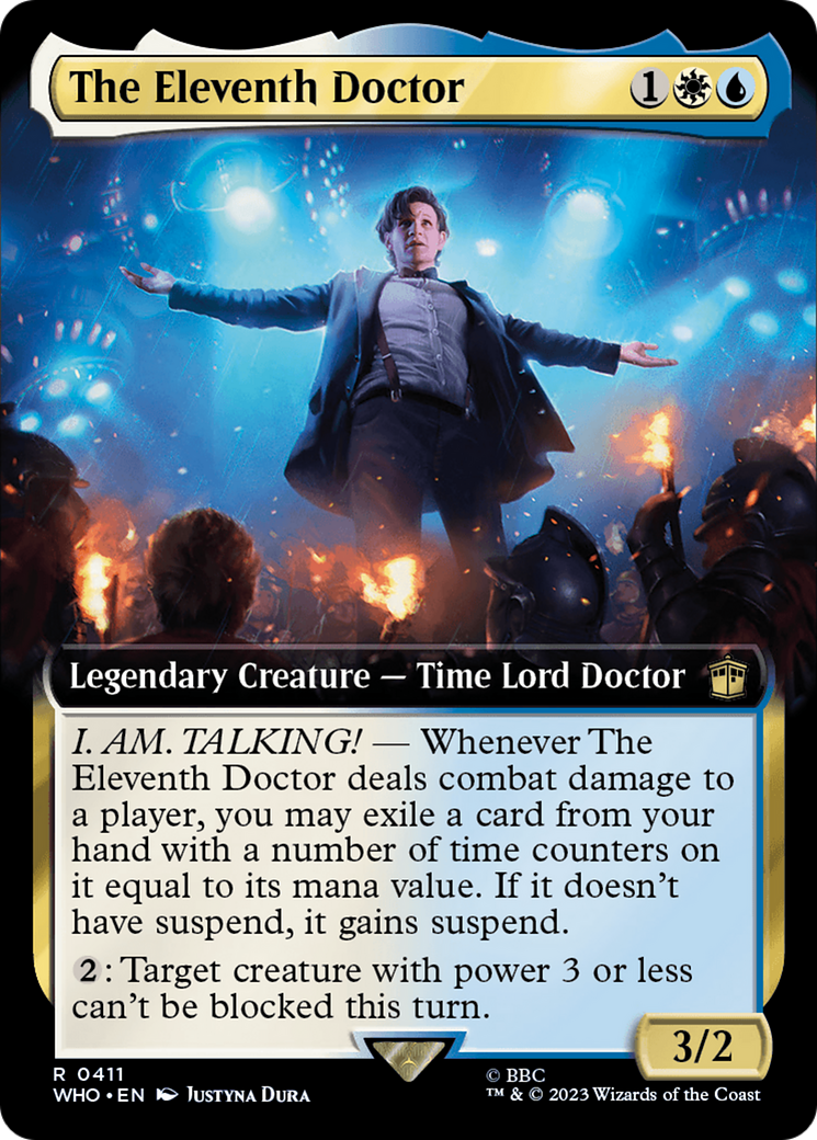 The Eleventh Doctor (WHO-411) - : (Extended Art) Foil