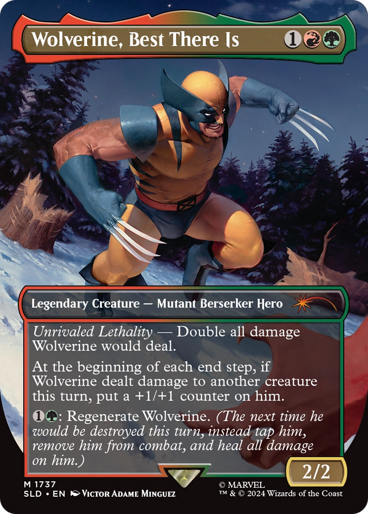 Wolverine, Best There Is (SLD-1737) -  (Borderless) Foil