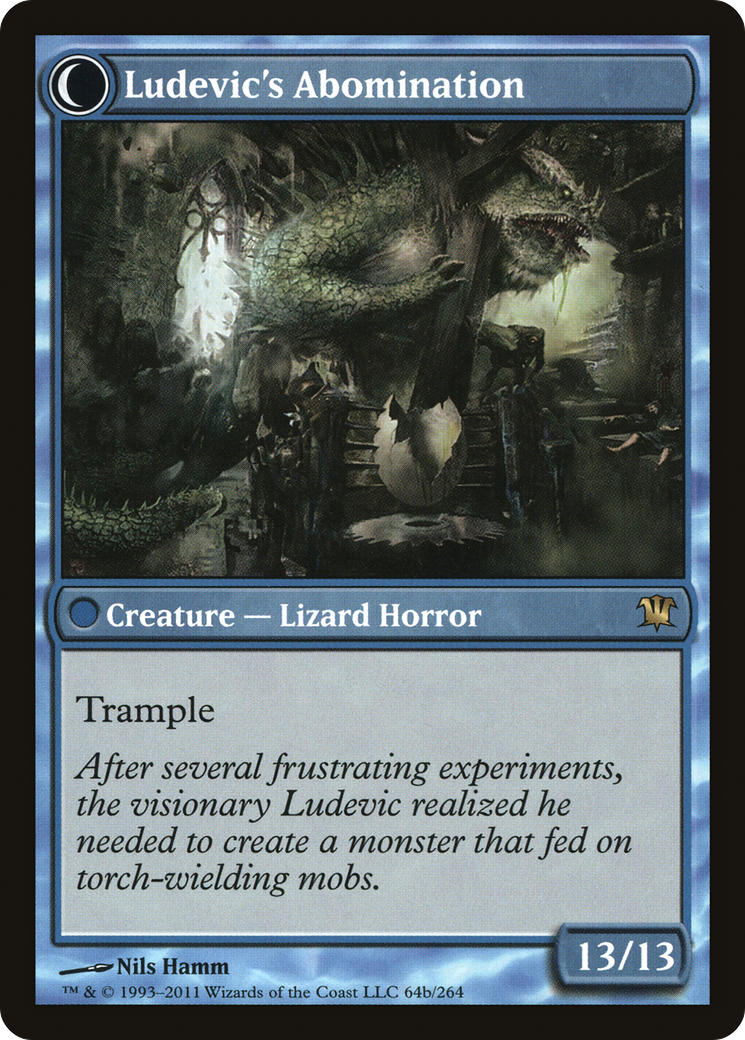 Ludevic's Test Subject // Ludevic's Abomination (ISD-064) - : (Double Faced Transform)