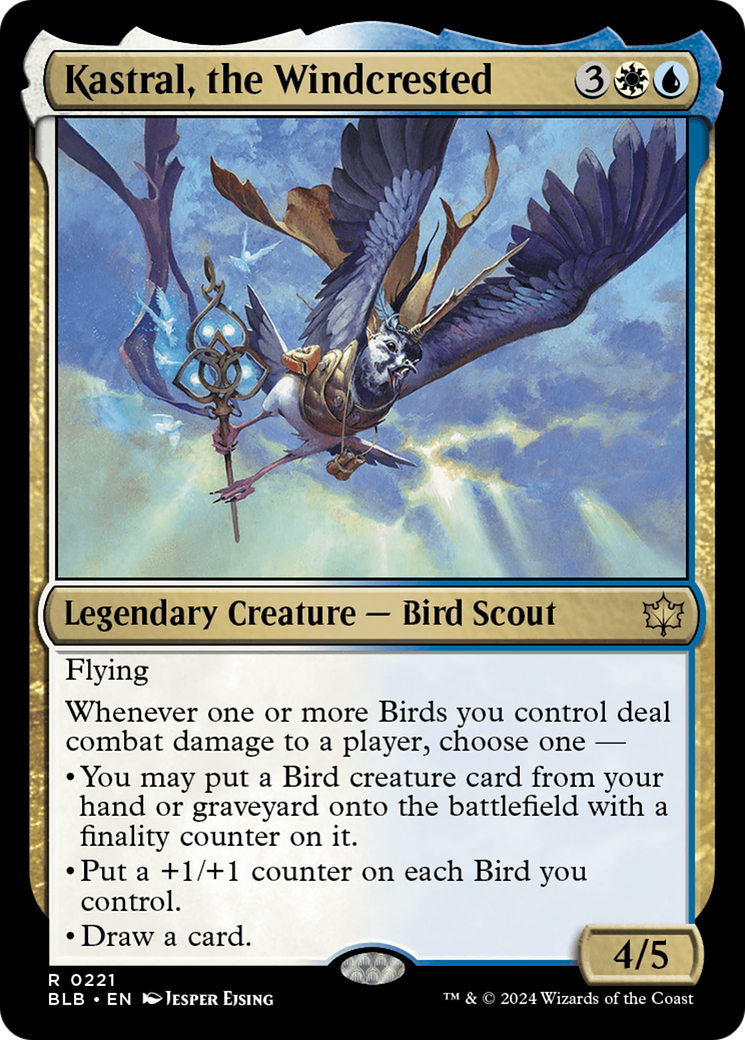 Kastral, the Windcrested (BLB-221) -  Foil