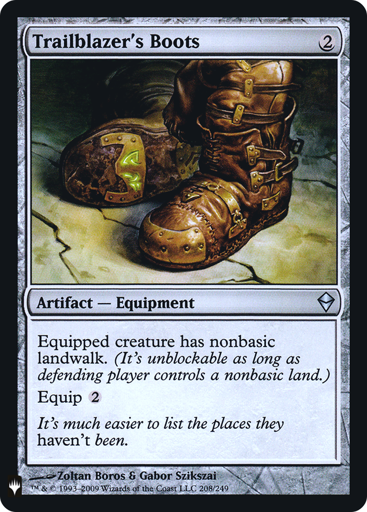 Trailblazer's Boots (LIST-ZEN-208) -  Foil