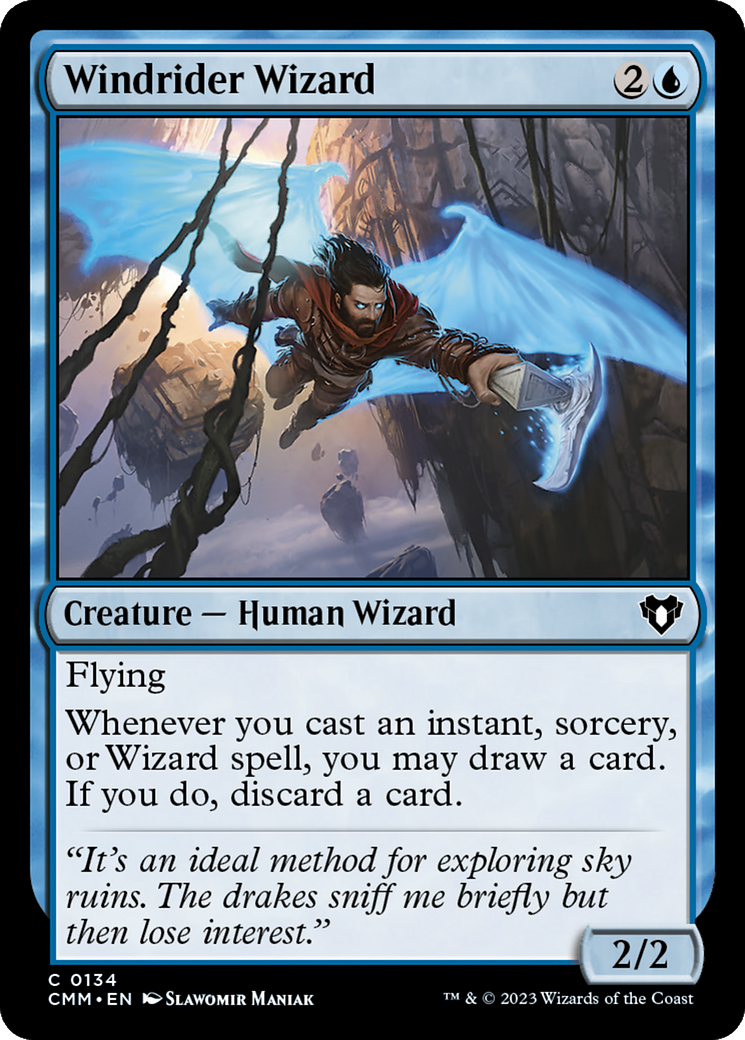 Windrider Wizard (CMM-134) -  Foil