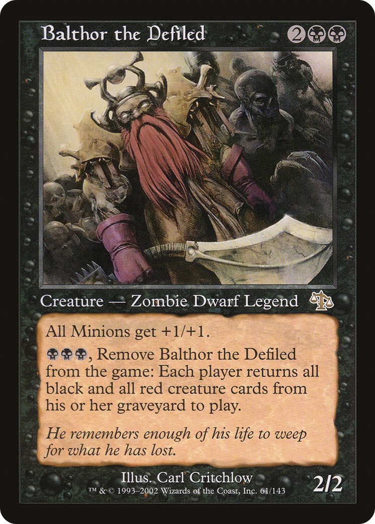 Balthor the Defiled (JUD-061) -  Foil