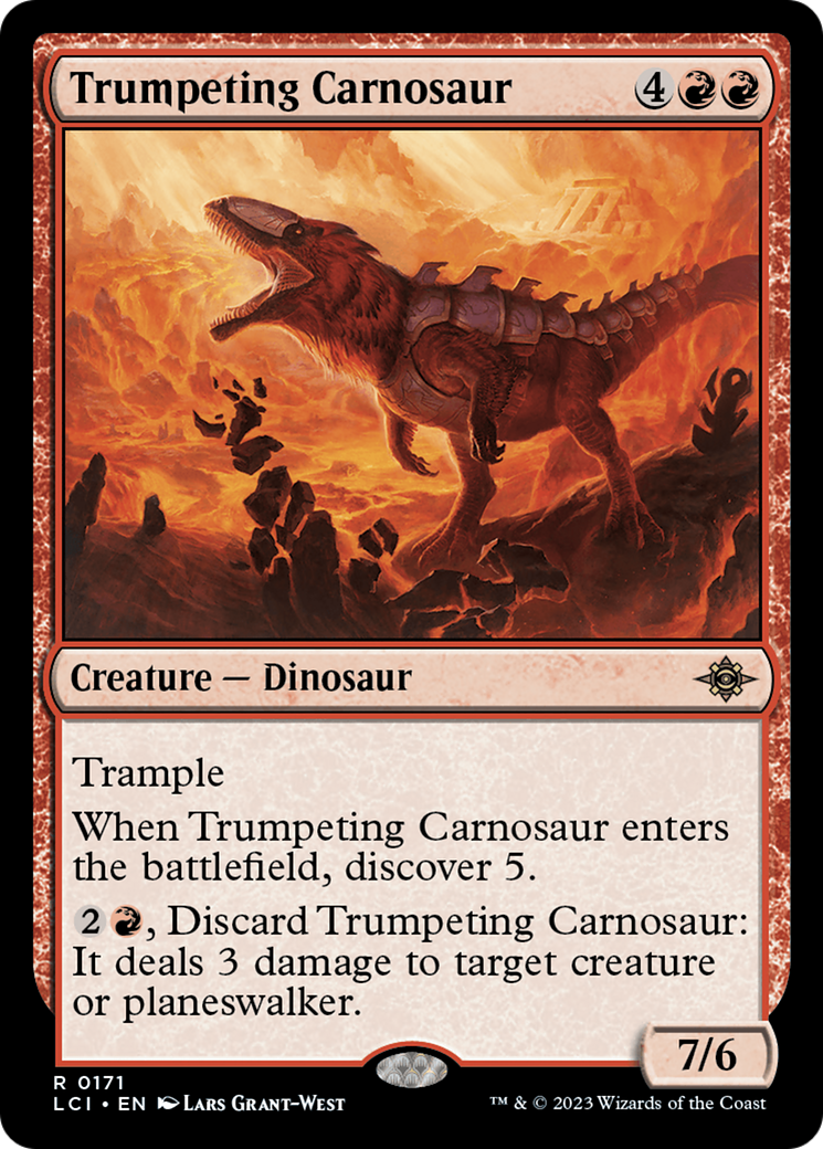 Trumpeting Carnosaur (LCI-171) -