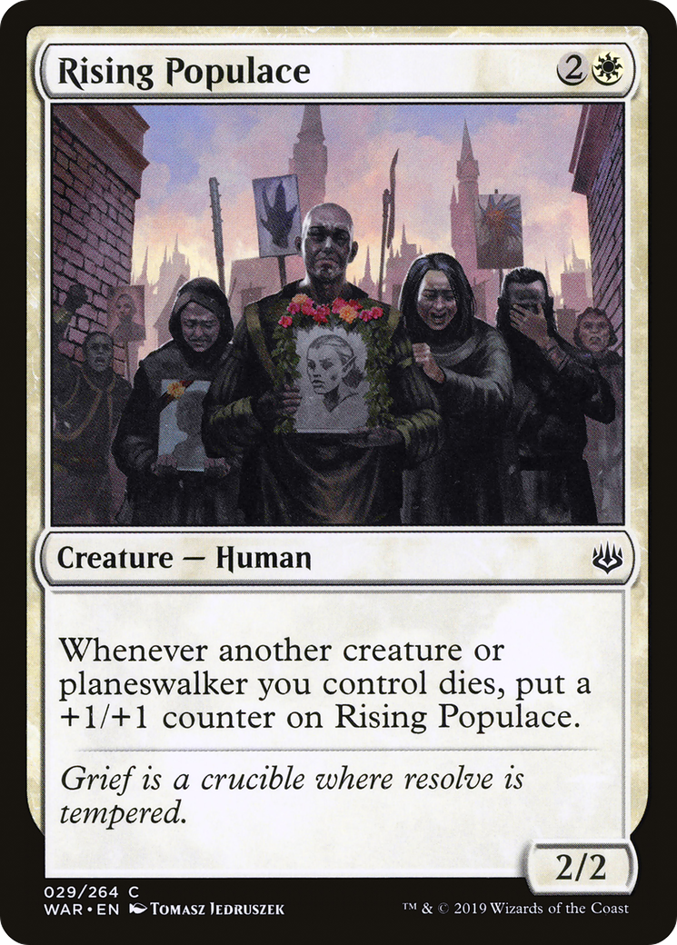 Rising Populace (WAR-029) -  Foil