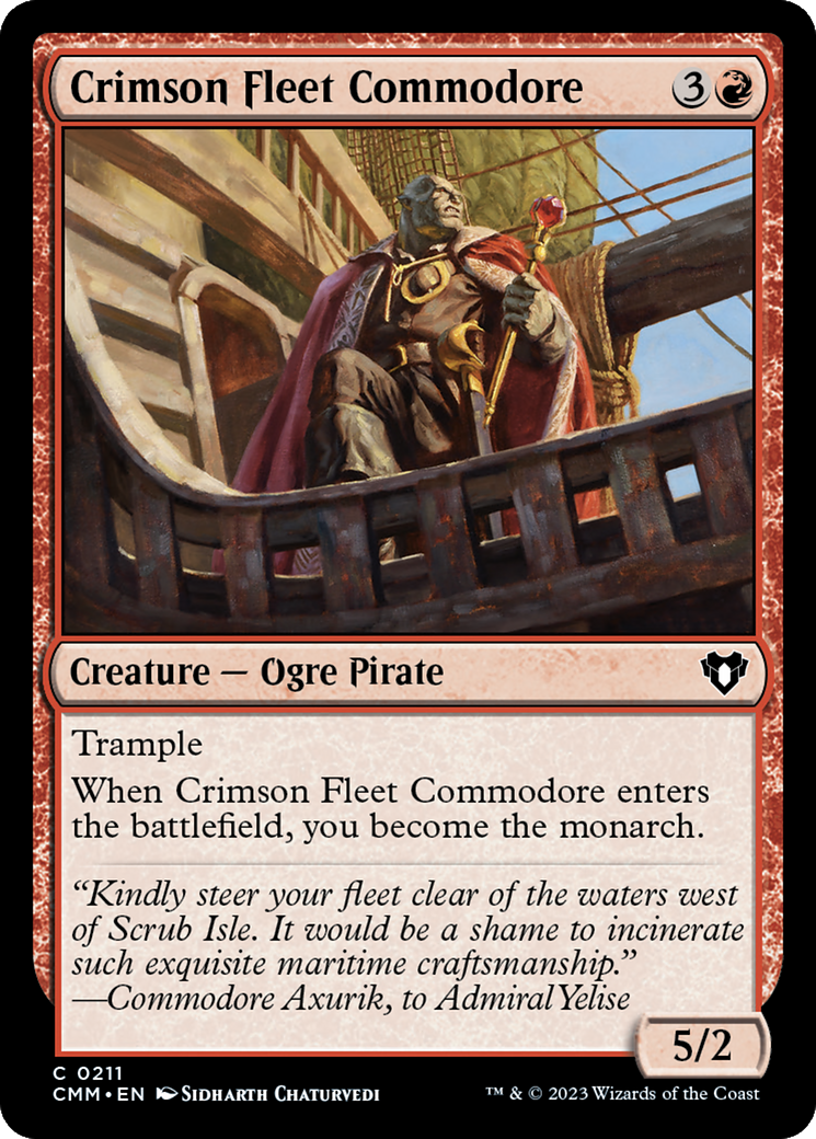 Crimson Fleet Commodore (CMM-211) -  Foil