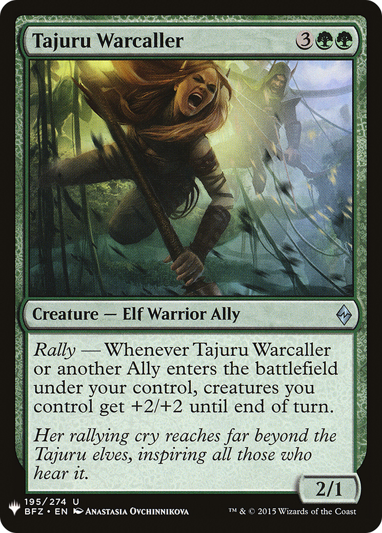 Tajuru Warcaller (LIST-BFZ-195) -