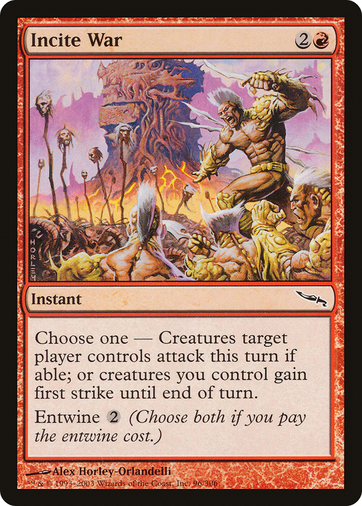 Incite War (MRD-096) -  Foil