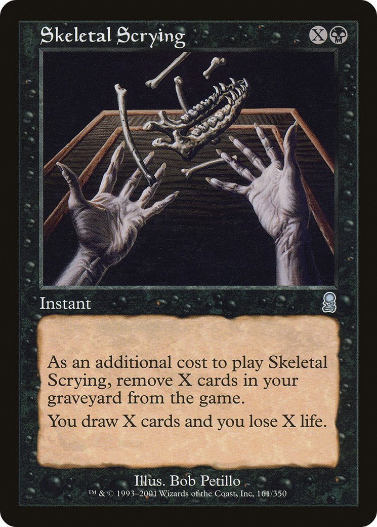 Skeletal Scrying (ODY-161) -  Foil