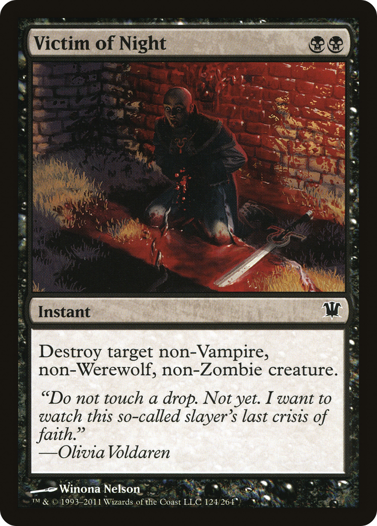 Victim of Night (ISD-124) -  Foil