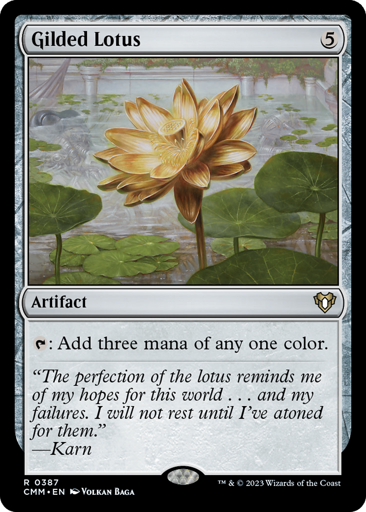 Gilded Lotus (CMM-387) -  Foil