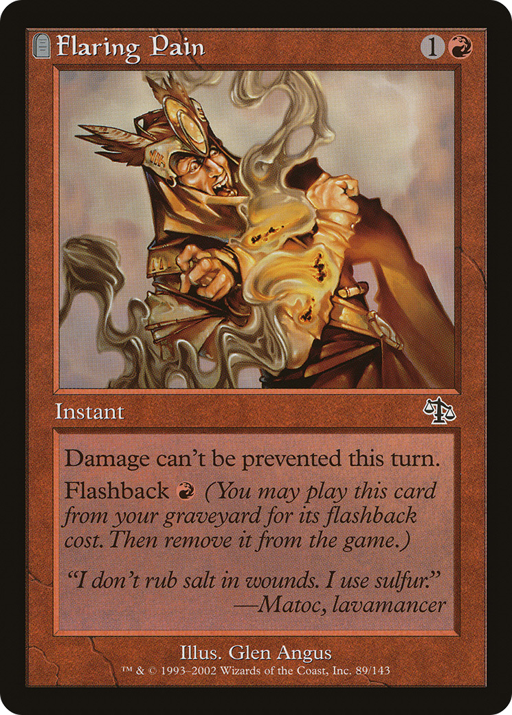 Flaring Pain (JUD-089) - : (tombstone) Foil