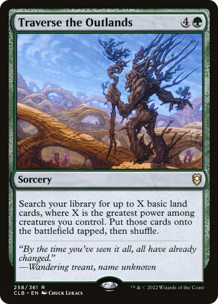 Traverse the Outlands (CLB-258) -  Foil