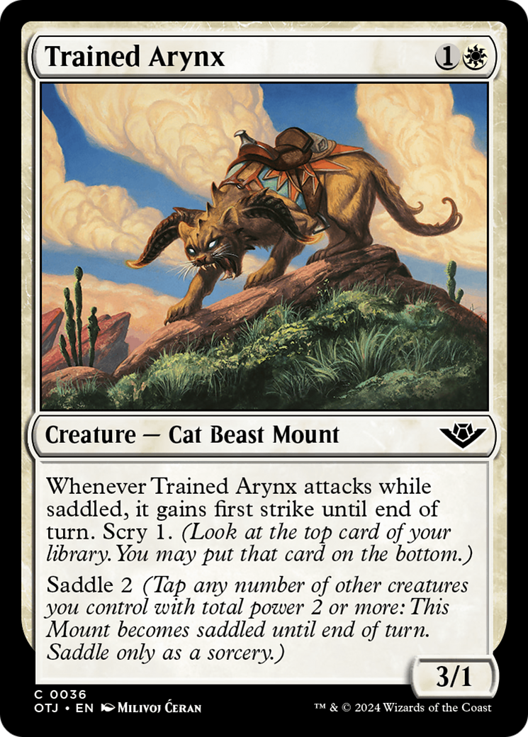 Trained Arynx (OTJ-036) -  Foil