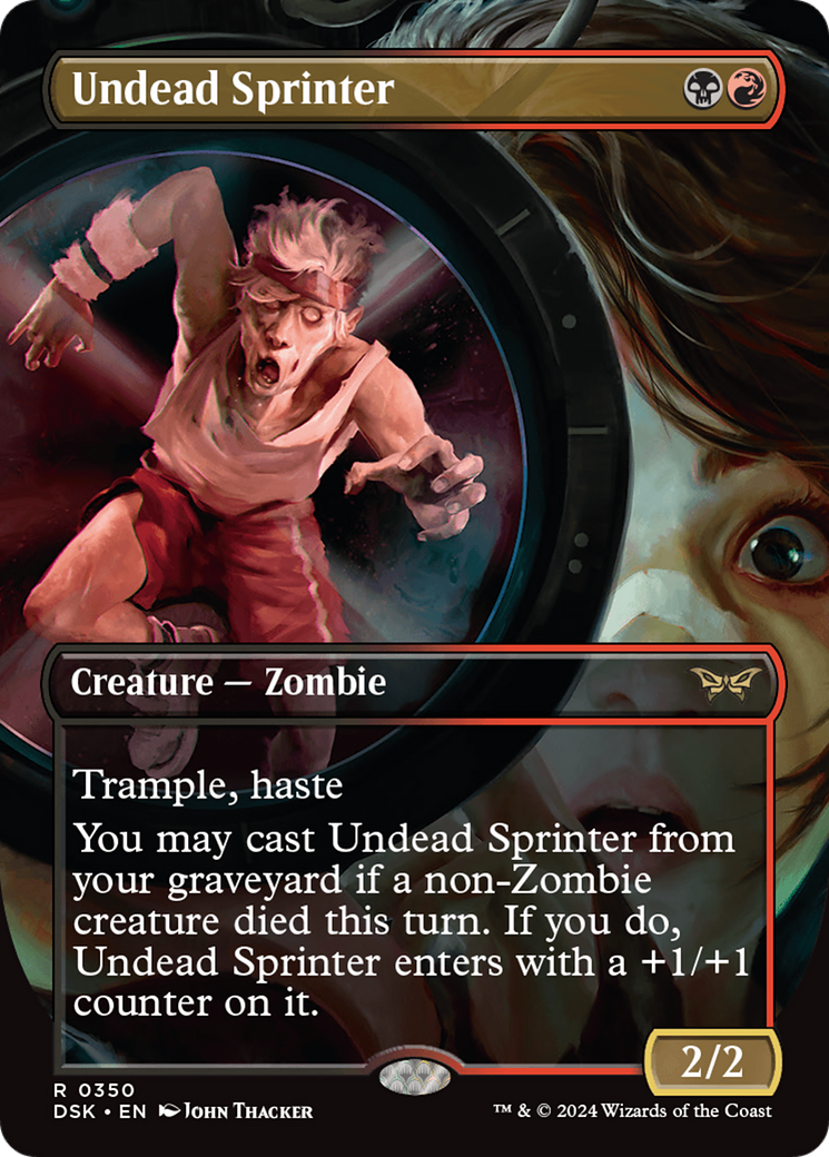 Undead Sprinter (DSK-350) -  (Borderless) Foil