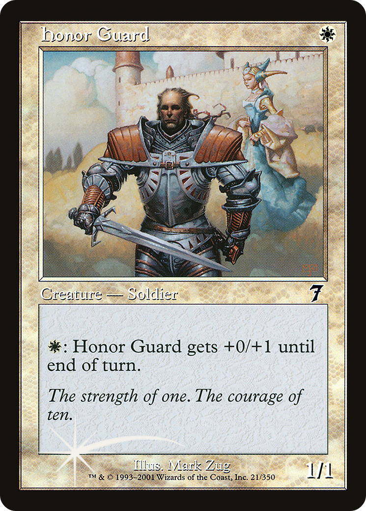 Honor Guard (7ED-21★) -  Foil