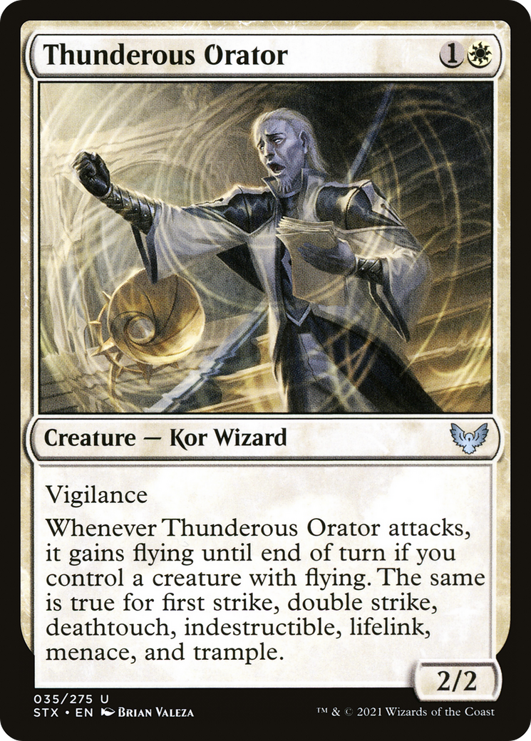 Thunderous Orator (STX-035) -  Foil