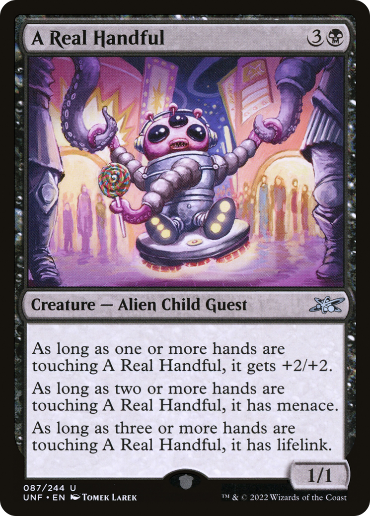 A Real Handful (UNF-087) -  Foil