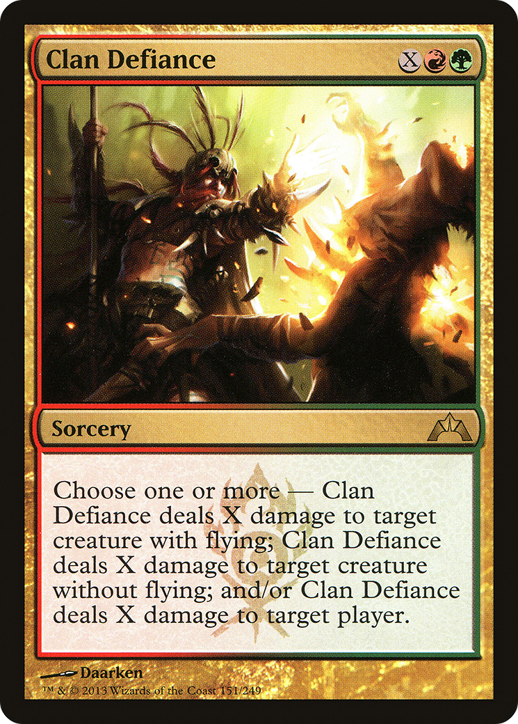 Clan Defiance (GTC-151) -  Foil