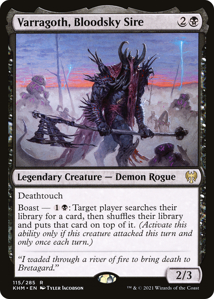 Varragoth, Bloodsky Sire (KHM-115) -  Foil