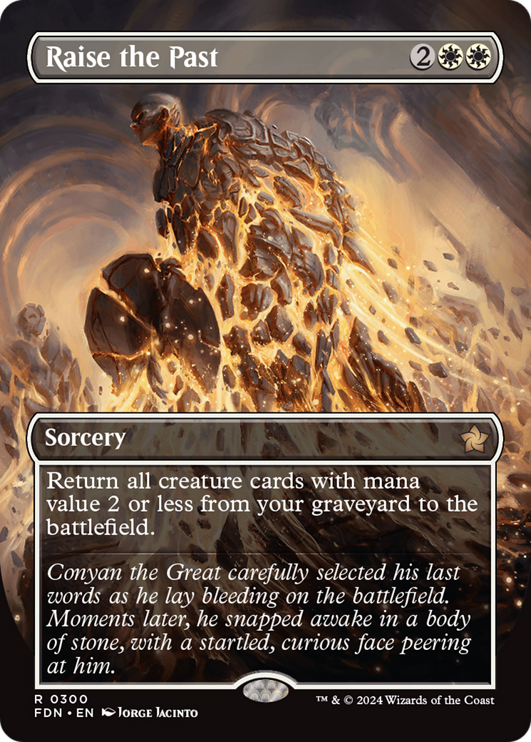 Raise the Past (FDN-300) -  (Borderless) Foil